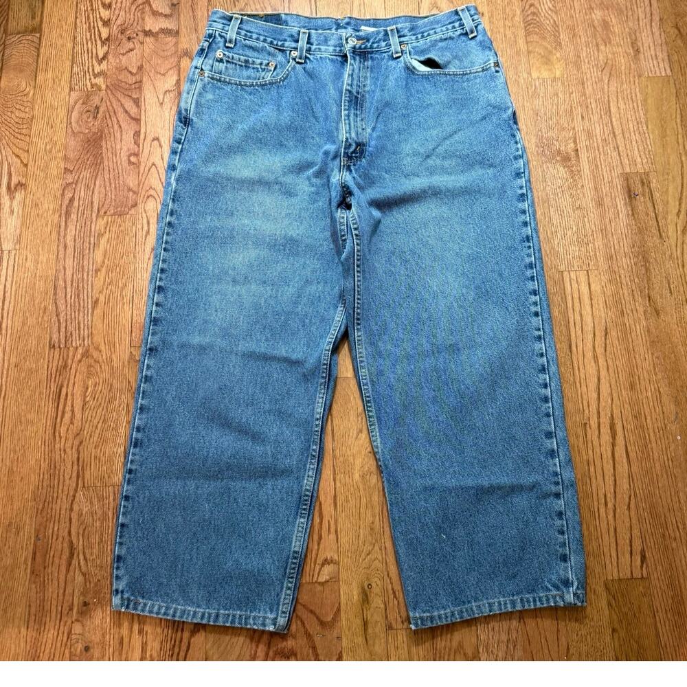 Levi's 550 Relaxed Fit Jeans Mens 38x32 Blue Denim Classic 550